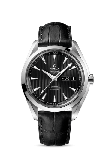 Omega Seamaster Aqua Terra 150M Co-Axial 43 Annual Calendar Stainless Steel / Black